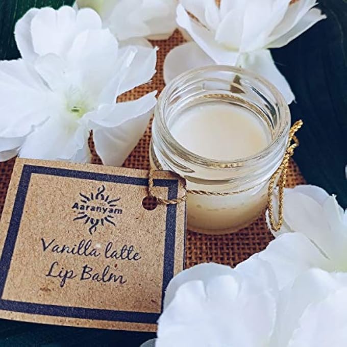 Aaranyam ORGANIC | VANILLA LATTE LIP BALM FOR MEN & WOMEN HEALS AND REPAIRS, LASTING MOISTURE< SUN PROTECTION & NOURISHES 75 G - Image 1